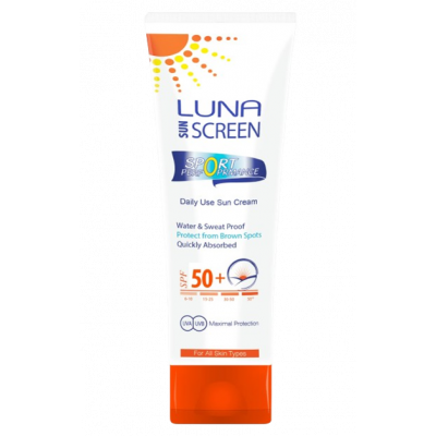 LUNA SUNSCREEN SPORT PERFORMANCE SPF 50+ DAILY SUN CREAM 130 ML LUNA SUNSCREEN SPORT PERFORMANCE SPF 50+ DAILY SUN CREAM 130 ML